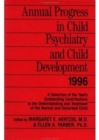Image for Annual Progress in Child Psychiatry and Child Development 1996