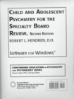 Image for Child And Adolescent Psychiatry For The Specialty Board Review