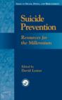 Image for Suicide prevention  : resources for the new millennium