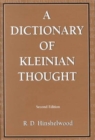 Image for A Dictionary of Kleinian Thought