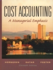 Image for Cost Accounting:a Managerial Emphasis Ipe with Cost Accounting:Managerial Emphasis Study Guide and Review Manual