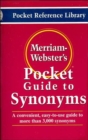 Image for Merriam-Webster&#39;s Pocket Guide to Synonyms