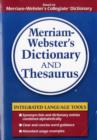 Image for Merriam Webster&#39;s Dictionary and Thesaurus