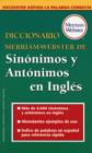 Image for Diccionario Merriam Webster de Sinonimos y Antonimos en Ingles
