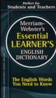 Image for M-W Essential Learner&#39;s English Dictionary