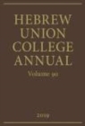 Image for Hebrew Union College Annual : Volume 90 (2019)