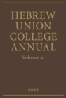Image for Hebrew Union College Annual Vol. 91 (2020)