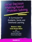 Image for Social Decision Making/Social Problem Solving (SDM/SPS), Grades 2-3