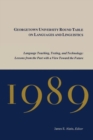 Image for Georgetown University Round Table on Languages and Linguistics (GURT) 1989: Language Teaching, Testing, and Technology