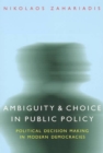 Image for Ambiguity and Choice in Public Policy : Political Decision Making in Modern Democracies