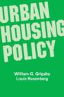 Image for Urban Housing Policy