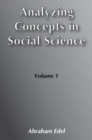 Image for Analyzing Concepts in Social Science