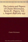 Image for The Letters and Papers of Chaim Weizmann