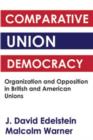 Image for Comparative Union Democracy