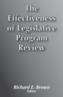 Image for Effectiveness of Legislative Program Review