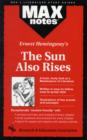 Image for Ernest Hemingway&#39;s The sun also rises