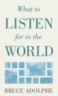 Image for What to Listen for in the World