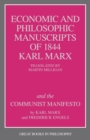 Image for The Economic and Philosophic Manuscripts of 1844 and the Communist Manifesto
