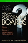 Image for What Makes High-Performing Boards : Effective Governance Practices in Member-Serving Organizations