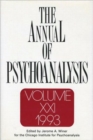 Image for The Annual of Psychoanalysis, V. 21
