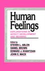 Image for Human Feelings : Explorations in Affect Development and Meaning