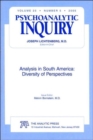 Image for Analysis in South America : Psychoanalytic Inquiry, 25.5