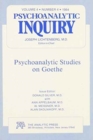 Image for Psychoanalytic Studies