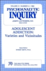 Image for Adolescent Addiction : Psychoanalytic Inquiry, 2.4