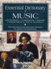 Image for Essential Dictionary of Music