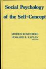 Image for Social Psychology of the Self Concept
