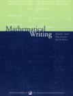Image for Mathemtical writing