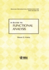 Image for A Guide to Functional Analysis
