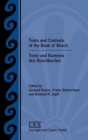 Image for Texts and Contexts of the Book of Sirach / Texte und Kontexte des Sirachbuches