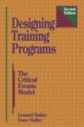 Image for Designing Training Programs