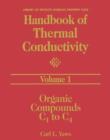 Image for Handbook of Thermal Conductivity : Organic Compounds C1 to C4