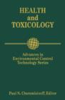 Image for Advances in Environmental Control Technology: Health and Toxicology