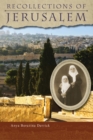 Image for Recollections of Jerusalem