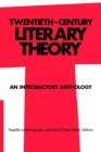 Image for Twentieth-Century Literary Theory : An Introductory Anthology