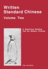 Image for Written Standard Chinese, Volume Two
