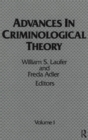 Image for Advances in Criminological Theory