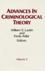 Image for Advances in Criminological Theory : Volume 2