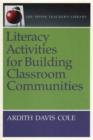 Image for Literacy Activities for Building Classroom Communities