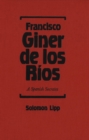 Image for Francisco Giner de los Rios : A Spanish Socrates