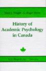 Image for History of Academic Psychology in Canada