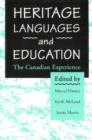 Image for Heritage Languages and Education : The Canadian Experience