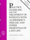 Image for American Psychiatric Association Practice Guideline for the Treatment of Patients with Alzheimer's Disease
