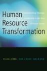 Image for Human resource transformation: demonstrating strategic leadership in the face of future trends