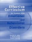 Image for Effective Curriculum for Students with Emotional and Behavioral Disorders