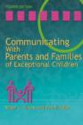 Image for Communicating with Parents and Families of Exceptional Children