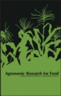 Image for Agronomic Research for Food